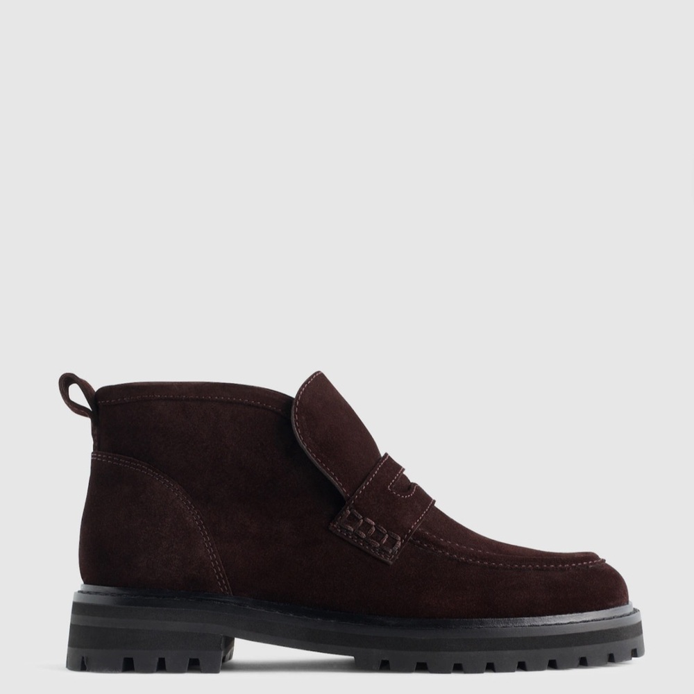 Madewell Women’s Brown Suede Ryder Ankle Boot